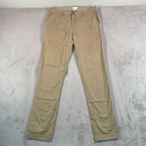 SUNSPEL Chino Pants Men 34x34 Beige Flat Front Straight Leg...